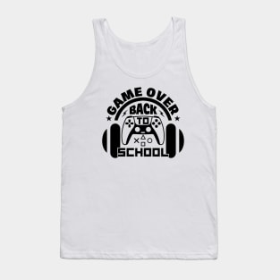 Game Over Back to School Tank Top